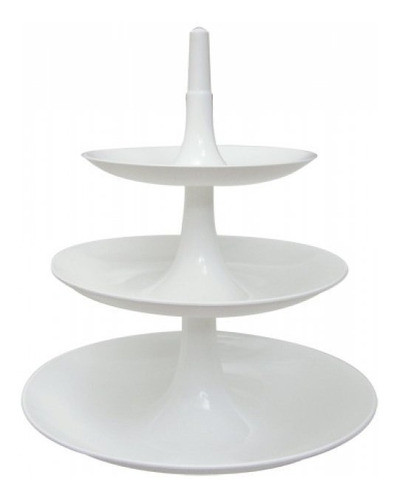 Plato Dos Pisos Porta Masas Muffins Cupcakes 3 Pisos Oferta 0