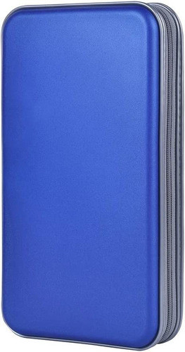 Porta Cd Dvd - Estuche Portatil - Capacidad 72u. - Azul 0