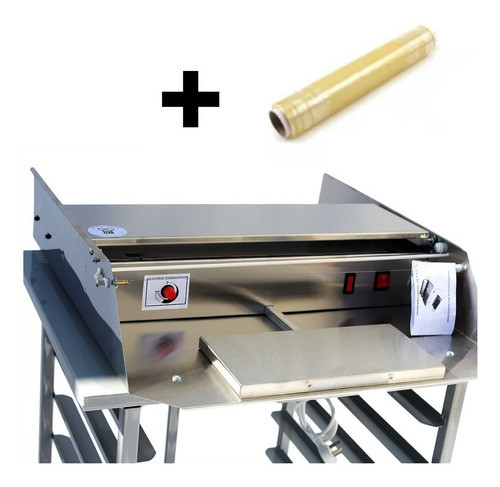 Termo Selladora Termosellado Film Eléctrica Acero + Rollo 0
