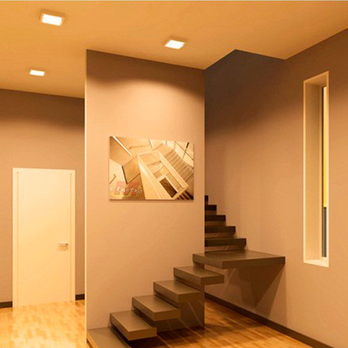 Plafon Panel Led Cuadrado 18w Calido Sica Electro Medina 1