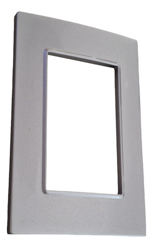 Tapa Para Llave 3 Modulos Plata Modelo Quadra Teclastar 0