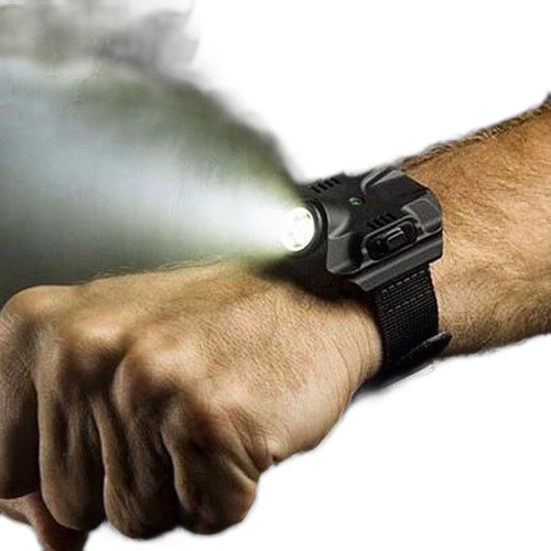 Brillante Led Impermeable Linterna Wristlight Reloj Brújula 0