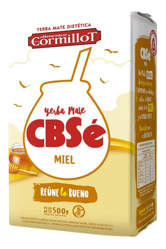 Pack X 6 Unid. Yerba  Miel 500 Gr Cbse Yerbas 1