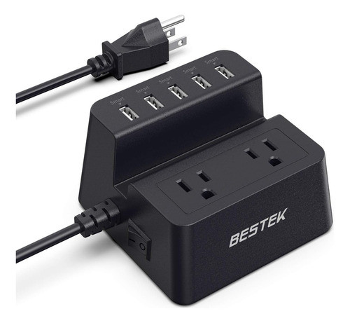 Estación De Carga Iselector 40 W 5 Puertos C/2 Tomas 1700j 0