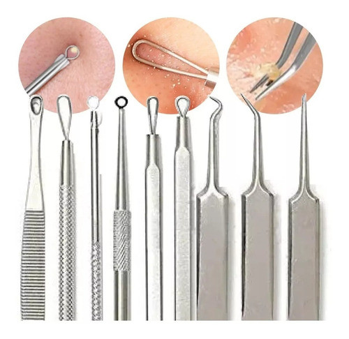 Kit Extractor Granos Puntos Negros Comedones Cosmetologia 0