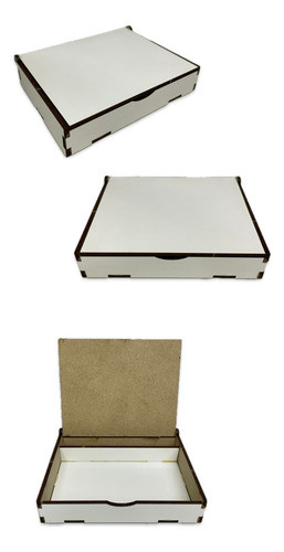 Caja Para Naipes Fibrofácil Multiuso Blanca Souvenir X24u 0