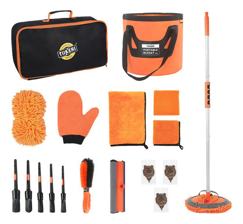 Tiikeri Kit De Lavado De Autos, 14 Artculos, Kit De Suminist 0
