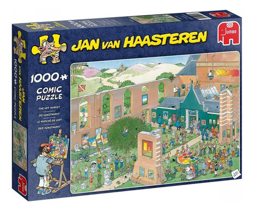 Puzzle 1000 Piezas The Art Market Por Jan Van H. - Jumbo 0