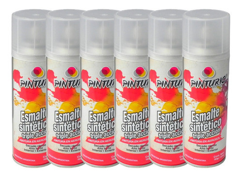 Pintura Esmalte Sintetico Antioxido Rojo 237 Ml Pack X6 Uni. 0