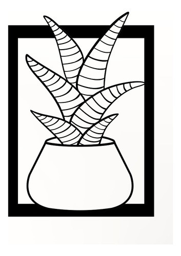 Kit Cactus Cuadro Vector Corte Laser Cnc Madera Vinilos C21 0