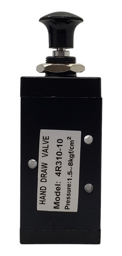 Válvula Neumática Botón 5/2 Vías Roscas 3/8 Cuerpo Grande 0