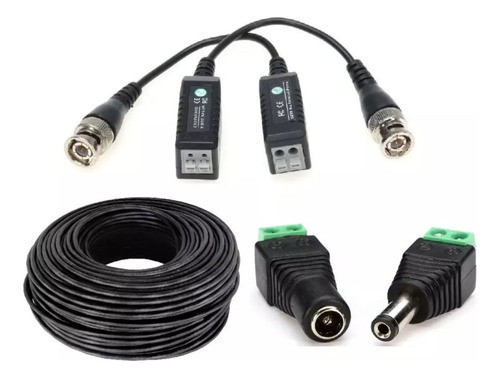 Camaras Cable Para Kit Seguridad Cctv Armado 25mts Utp 0