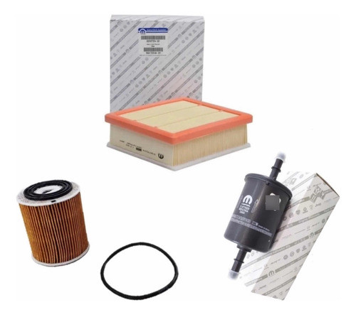 Kit Filtros Aire Aceite Nafta Fiat Toro 1.8 Originales Mopar 0