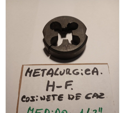Terraja Cojinete 1/2  Gaz - Diametro 61 Mm Altura 16 Mm 1