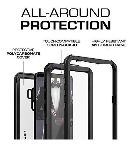 Estuche Funda S9 Plus Ghostek Nautico Negro 1