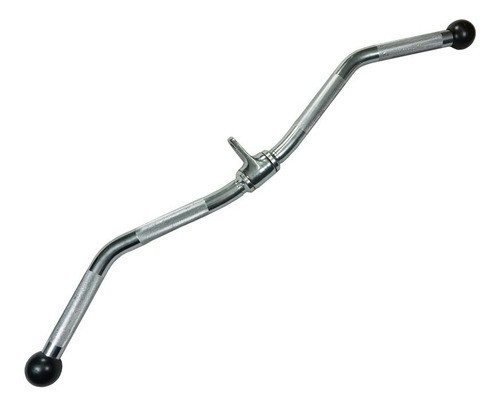 Barra Agarre Ez Triceps Cromado Centro Movil Maquina Polea 0