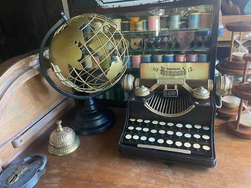 Maquila De Escribir De Chapa Vintage Es Adornodeco 1