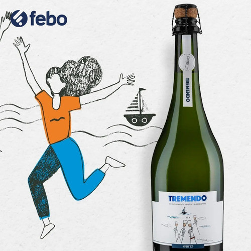 Vino Pizzorno Tremendo X6 Botellas 750 Ml Alcohol 12,5% Febo 1