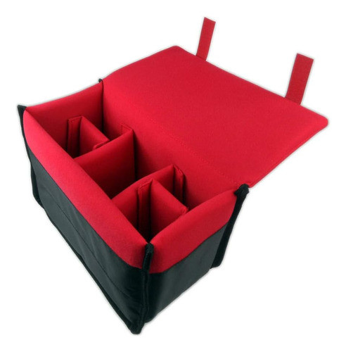 Estuche Para Camara Dslr A Prueba De Golpes-rojo 0