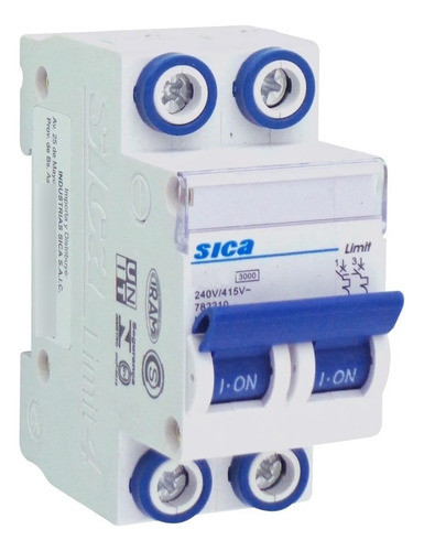 Termomagnetica Bipolar 32amp Llave Termica 2x32 Sica 0