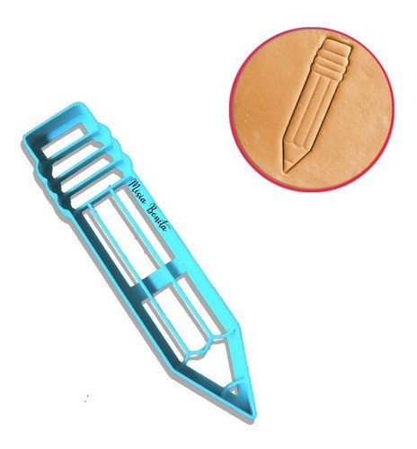 Lápiz Cortante Molde Galletas Cookies Masas Escribir Escuela 0