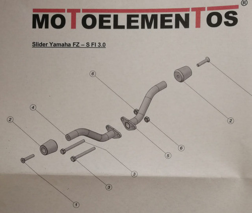 Sliders Laterales Yamaha Fz Fi 3.0 En Comics Bikers 1