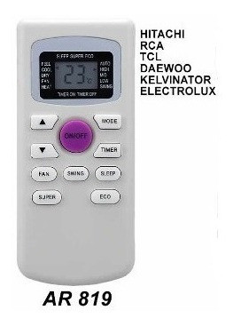 Control Remoto Aire Acondicionado Rc7 Dg11h1-07 1