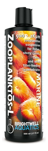 Alimento Brightwell Zooplanktos L 250ml Reef Marinos Peces 0