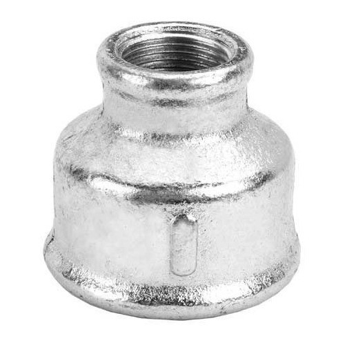 Cupla Reducción  Galvanizada Hh De 1 1/2 A 3/4 1