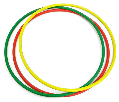 10 Aros Ula Ula De 70 Cm Pvc Gimnasia Entrenamiento 1
