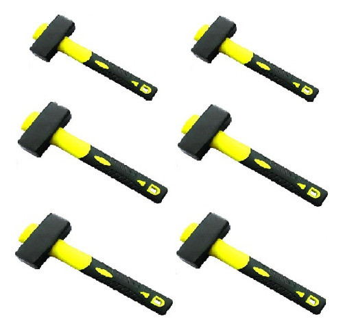 Pack 6 Maceta Con Mango De Plástico 1.250 Kg Fubral 0