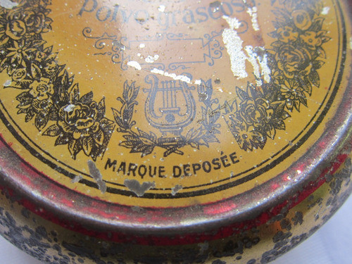 Antigua Lata Polvo Leichner Años´20 1