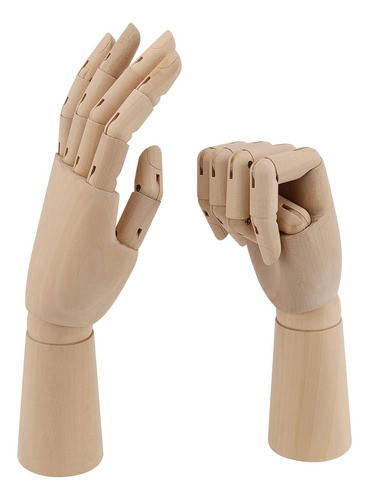 Mano De Madera Flexible, 30 Cm, Para Estudiantes Y Artistas 0