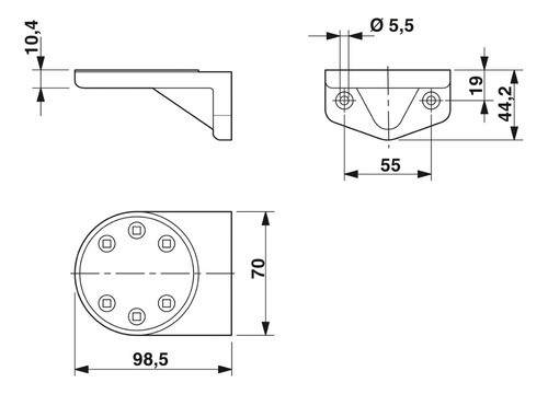 Tapa Final Negra Psd-s As End Cover Phoenix Contact 2700148 1