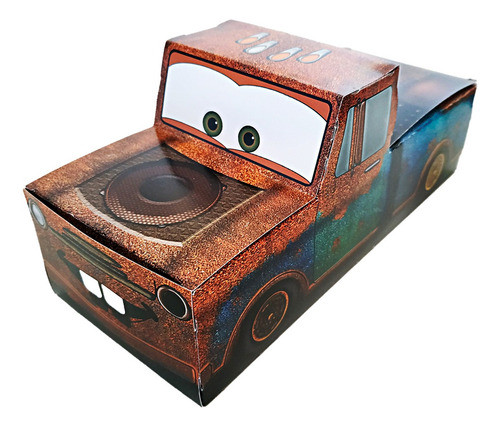 Cajitas Auto Cars Rayo Golosineras Pochoclo Snack Souvenirs 1