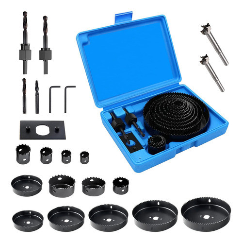 3/4 - 5  Corte Ajustado Agujero Sierra Taladro Bit Kit Mader 0