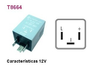 Temporizador 12v 3t Renault Scenic Alarma Luces 0