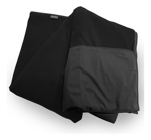 Mambe Large Waterproof Boat Blanket Black - A Prueba De Vien 0
