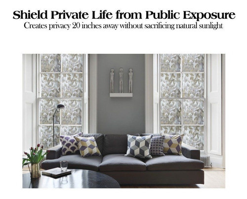 Rabbitgoo Ventana 3d Película Revestimientos Privacidad Deco 1