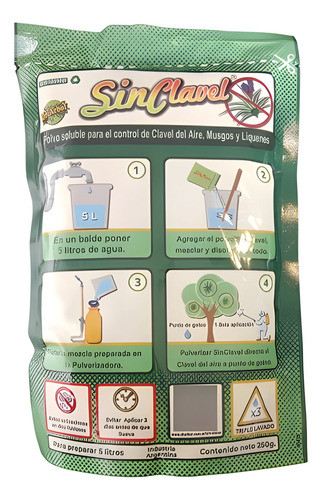 Herbicida Sin Clavel 250gr Valhalla Grow Shop 0