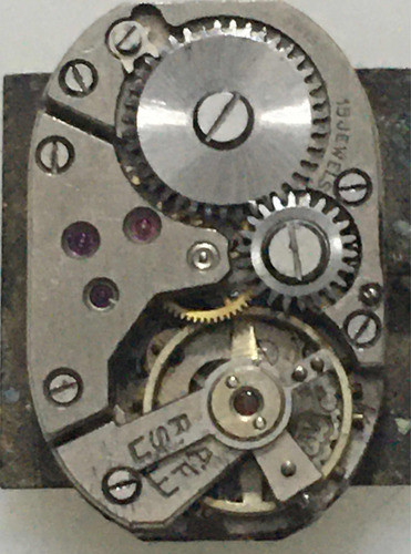 Máquina Diminuta Reloj Eloga Swiss Ancre 15 Rubíes 1