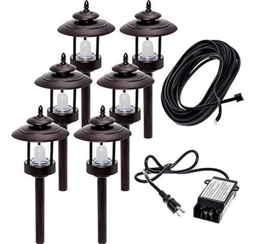 Paquete De 6 Westinghouse 100 Lumen Low Voltage Led Pathway 0