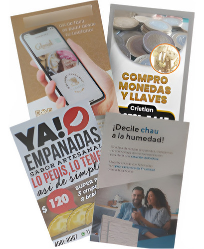 2500 Folletos 10x15 En Ilustración, Full Color, Doble Faz 0