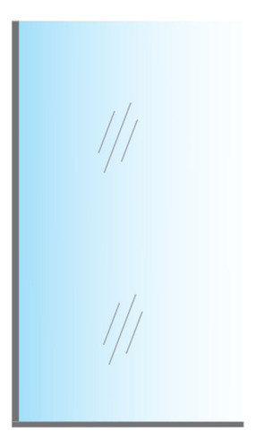 Kit Mamp Fija Templ 6 Mm Inc  150x70 C/perfil Alum Negro 0