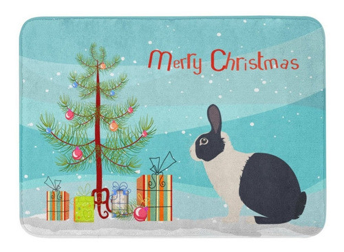 Caroline 's Treasures Conejo Holandés Navidad Alfombrilla 0