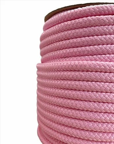 Soga Polipropileno Cabo Náutico 10mm X 50 Metros Rosa Bebe 1