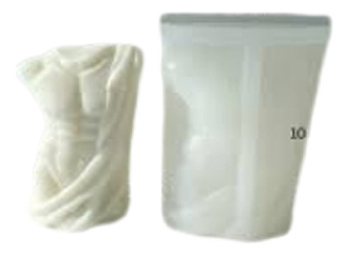 Molde De Silicona Hombre Griego 7,2 X 6 X 11,2 Para Velas 0