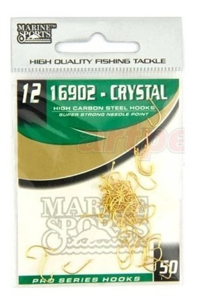 Anzuelos Marine 16902 - Crystal Nro 12 Sobre (50 Unidades) 0 Anzuelos Marine 16902 - Crystal Nro 12 Sobre (50 Unidades) 0