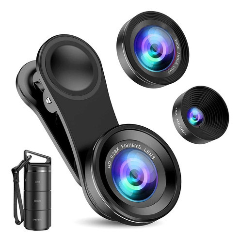 Lente De Telefono Celular 3 En 1  Para iPhone Y Samsung 0