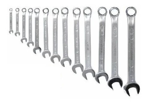 Juego De 19 Llaves Combinadas De 6mm A 24mm - Bremen 0